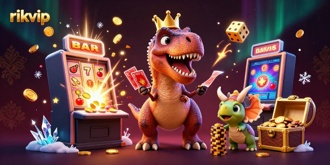 Experience jackpot thrills with rikvip's animated characters and casino games in vibrant 3D art.