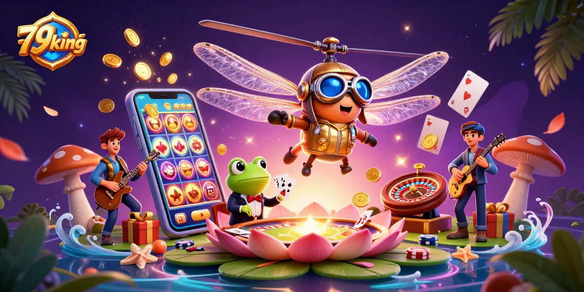 Experience vibrant gaming action at 79king casino with animated characters and exciting slot games.