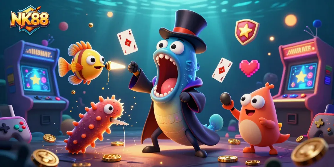 Experience thrilling gameplay and vibrant visuals with NK88, featuring vibrant characters and engaging casino elements.